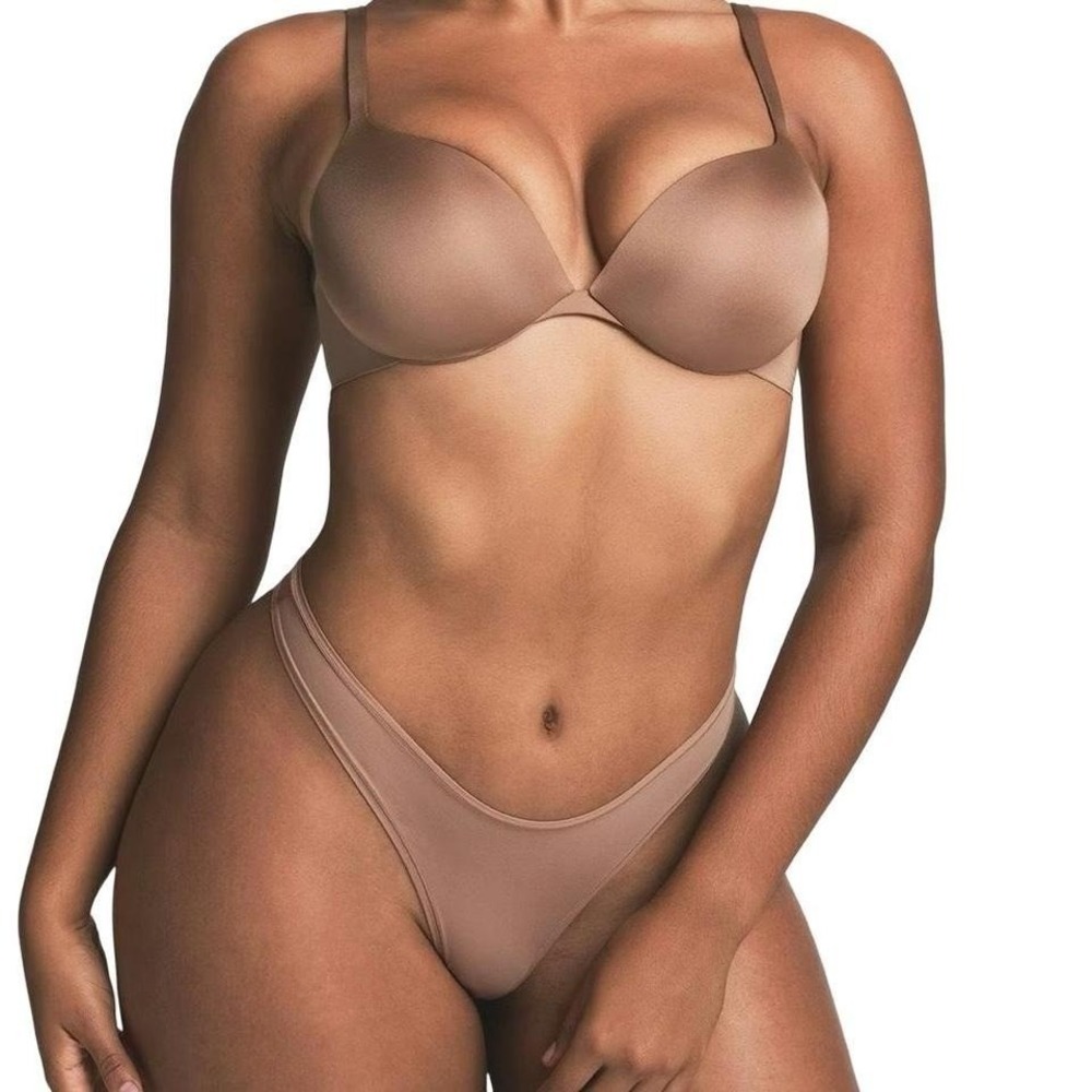 Skims Ultimate‎ Push Up Plunge Bra - NWT - Sienna - 36ddd